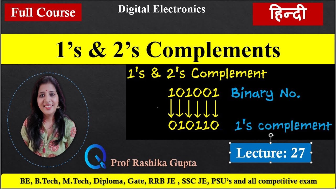 27 1's and of Binary Number Hindi YouTube