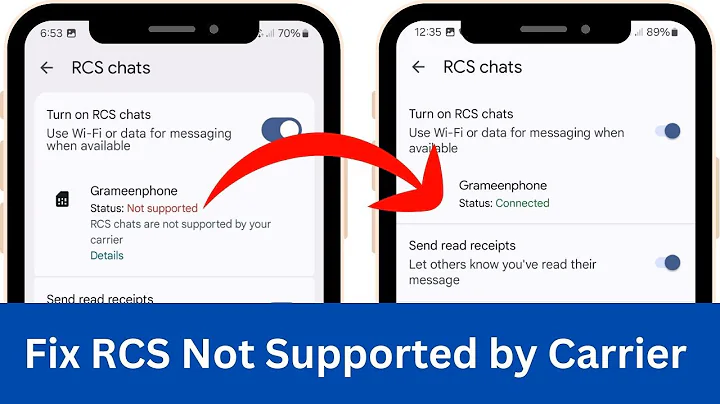 Fix RCS Chats Are NOT SUPPORTED  by Your CARRIER Issue in Google Messages