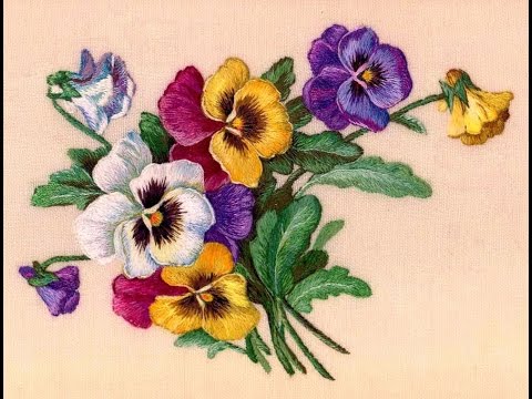 Вышивка крестом цветочное панно цветы и птички схемы бесплатно