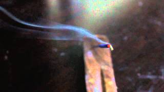 Burning Incense Time Lapse