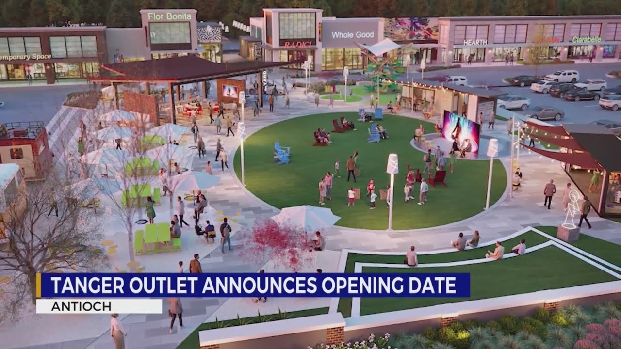 Tanger outlet announces opening date 