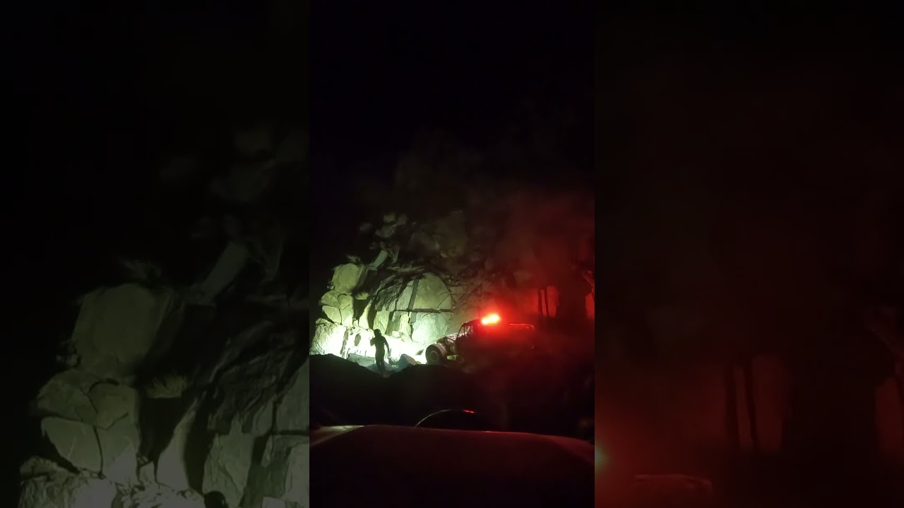 Watching an Ultra4 Car Navigate the Dark at