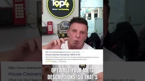 Top4 Tips for Local SEO Optimisation