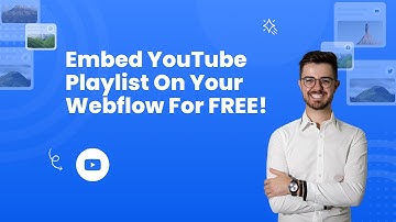 How to embed YouTube playlist on Webflow?
