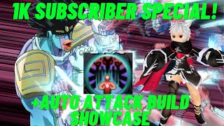 Toram Online Auto Attack DPS Monk Build Showcase | 1k Subscriber Special!