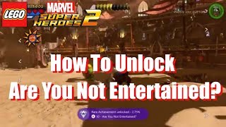 How to get Are You Not Entertained? Achievement / Trophy in Lego Marvel Superheroes 2