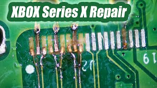 XBOX Series X HDMI port Replacement with 10 ripped pads.