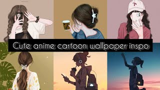 Cute anime cartoon wallpaper inspo||wallpaper inspo for girls🌸💗#wallpaper#cutewallpaper screenshot 2