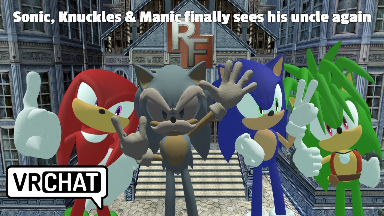 Sonic finally sees his uncle again (Bonus Shots + Funny Stuff Before/After the Recording)