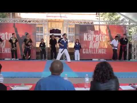 Sensei Carlos & Kylie at The Karate Kid Challenge