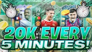 20K EVERY 5 MINS FIFA 22 BEST TRADING METHODS (FIFA 22 SNIPING FILTERS & FLIPPING)