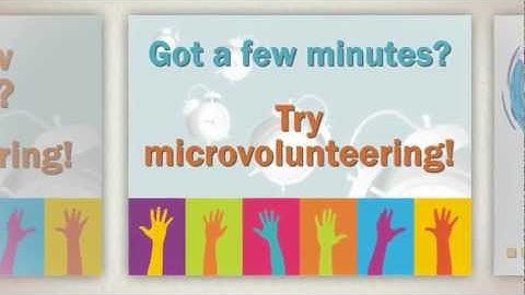 Introduction to microvolunteering