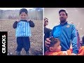 La pesadilla que vive el niño con la camisa de bolsa de Messi