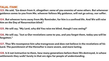 Qur'an 20. Ta-Ha - سورة طه