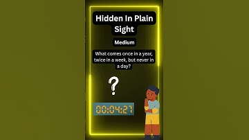 Hidden In Plain Sight (Medium)