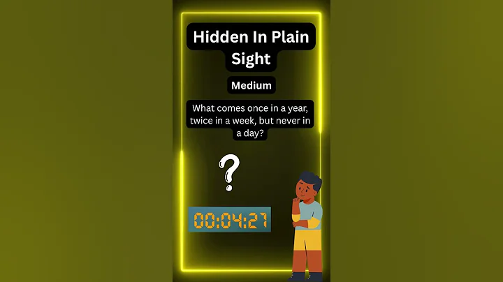 Hidden In Plain Sight (Medium)