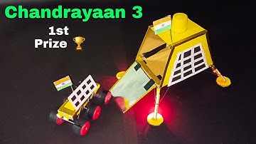 How to make chandrayaan 3 working model | chandrayaan 3 lander and rover