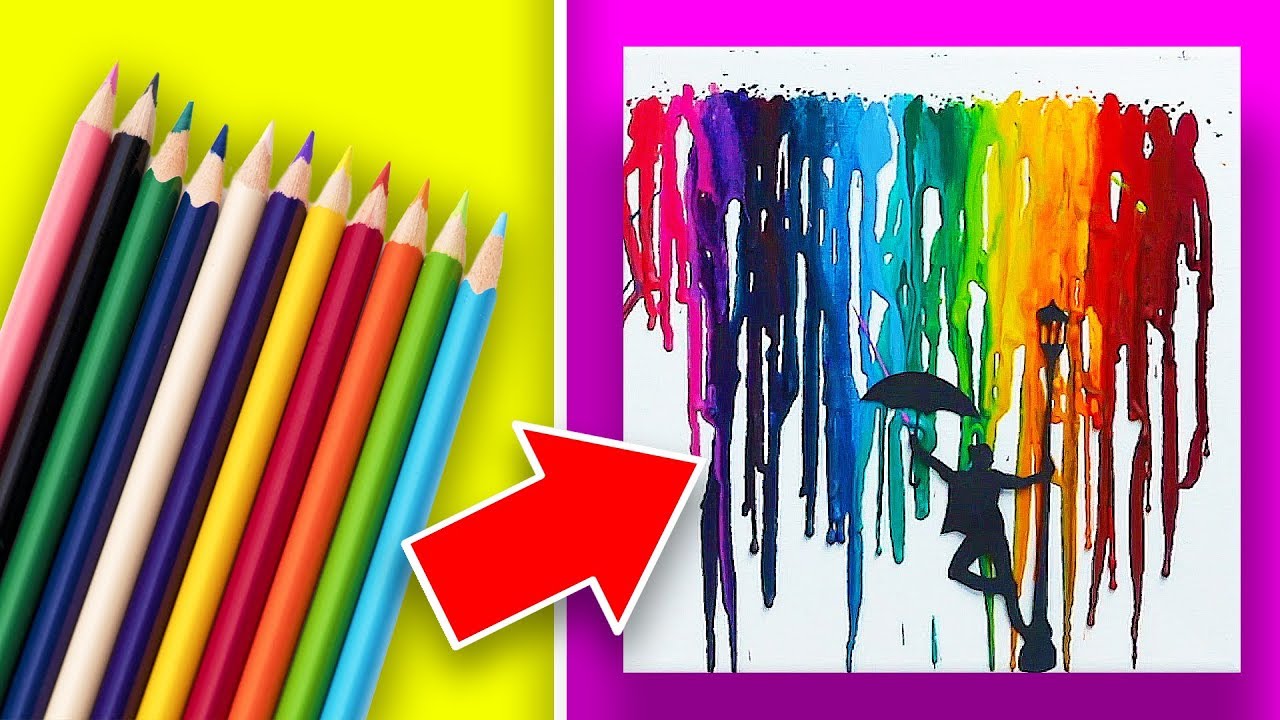 17 Easy Art Projects Anyone Can Make - YouTube