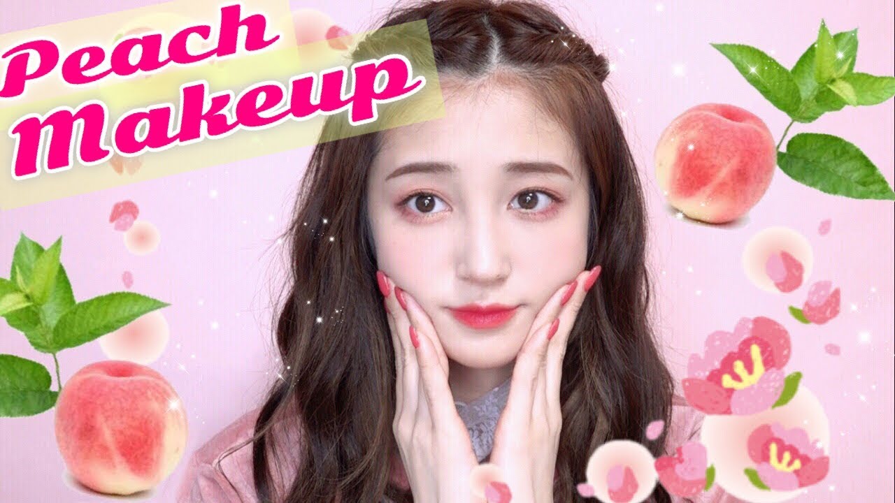 🍑ピーチメイク🍑バビメロ新作のアイシャドウを使ってPeach makeup♡