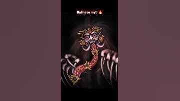 Rangda - Balinese Myth🔥 #shorts #mythology #bali #art #illustration