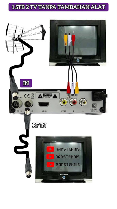 #transteknis 1 stb for 2 tvs