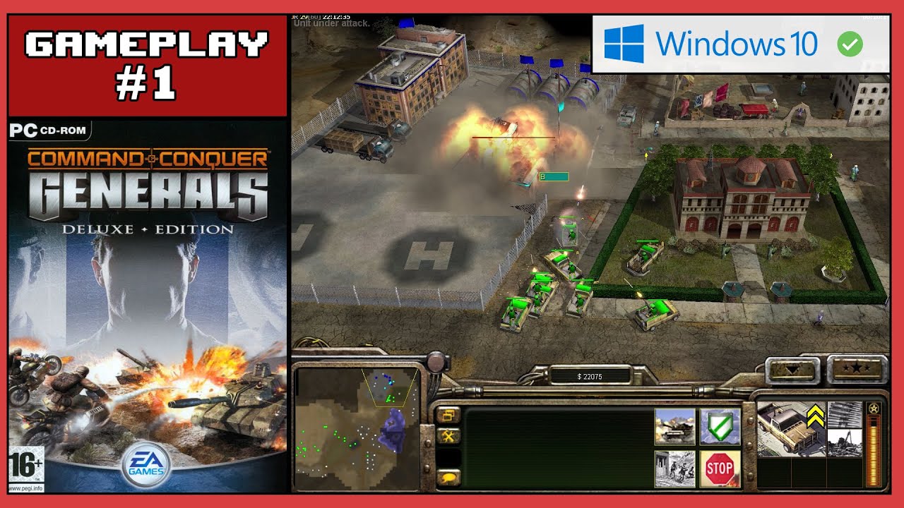 Command & Conquer Generals Deluxe Edition (PC Gameplay