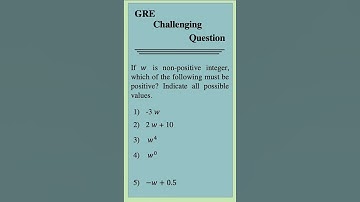 GRE Practice Question 17