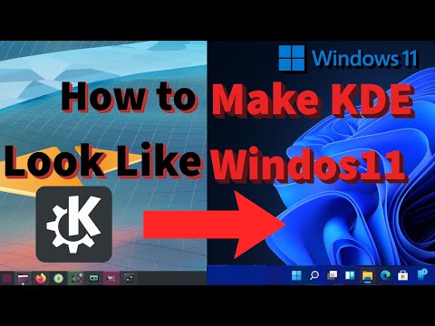 How to make kde look like Windows 11 EASY