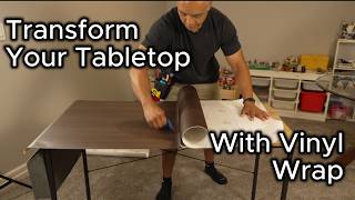 How To Vinyl Wrap a Tabletop With TeckWrap Interior Film