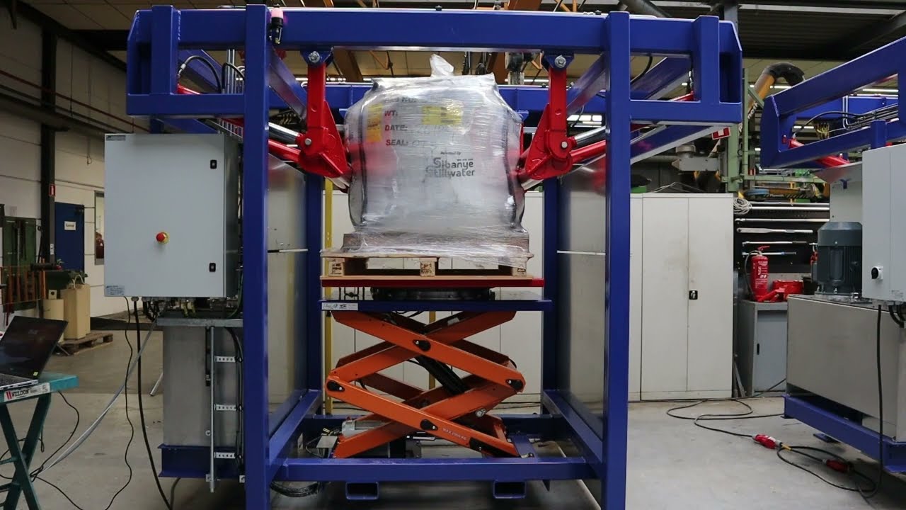 Fully automatic BigBag crusher - FIBC Crusher Jansen&Heuning