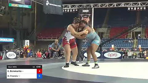 225 Lbs Semifinal - Eliana Bommarito, Michigan Vs ...