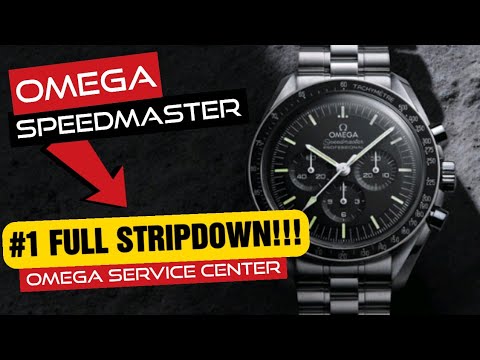 Iconic Omega Speedmaster Moonwatch | Full Stripdown in 10 min!!! | Watch Repair | Omega Cal. 861