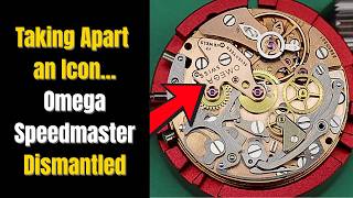 Iconic Omega Speedmaster Moonwatch | Full Stripdown in 10 min!!! | Watch Repair | Omega Cal. 861 screenshot 5