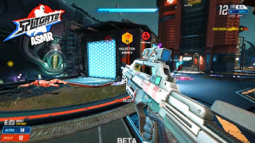 [ASMR] Splitgate Gameplay | First Time Playing - Whispering, Lofi Music and Keyboard Sounds