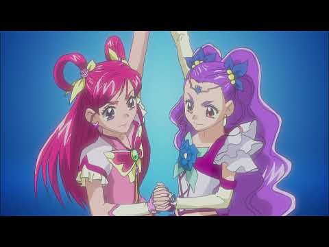 [1080p] Cure Dream & Milky Rose Attack (Yes! Precure 5! GoGo!)
