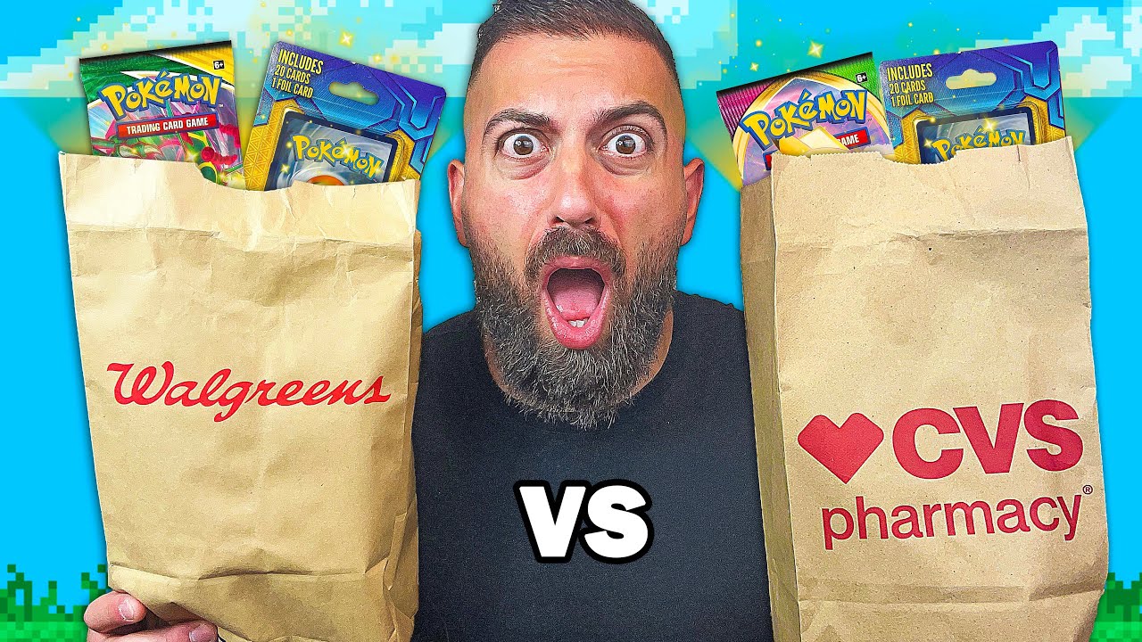Walgreens Vs CVS Pokemon Cards Shopping Challenge! - YouTube