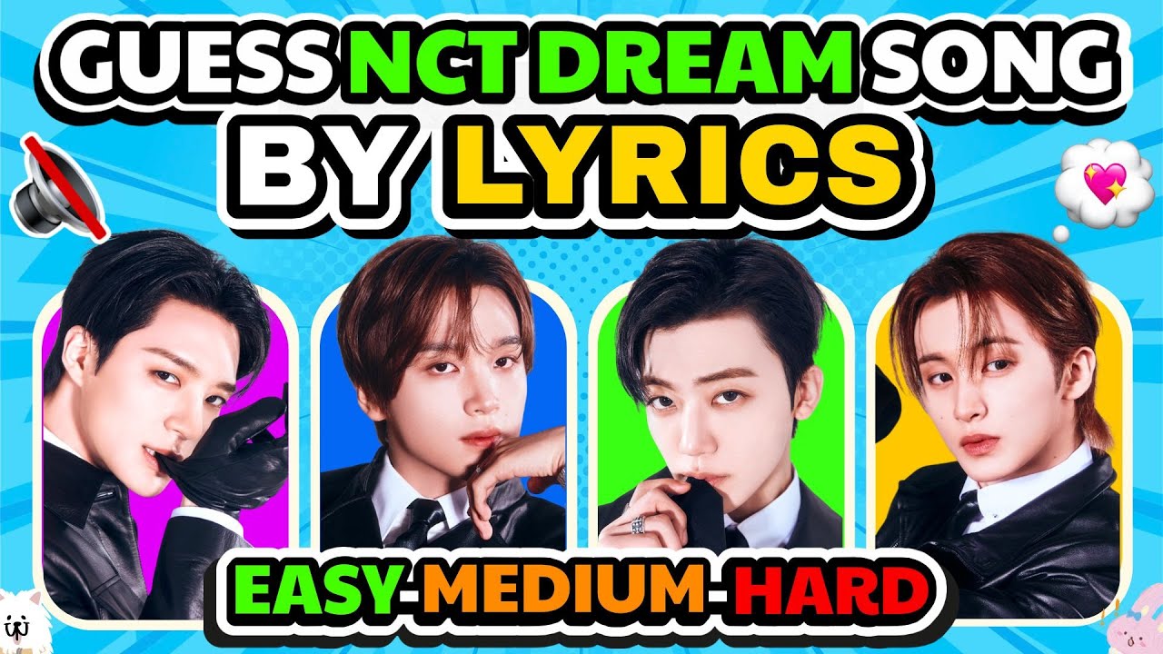 Угадай песни NCT Dream по текстам 🔇 | Викторина NCT Dream