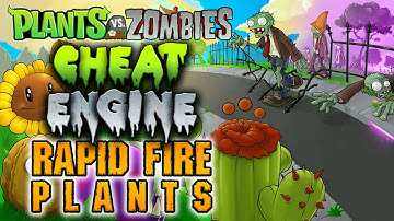 Plants Vs Zombies - Cheat Engine - Machine Gun Plants - Rapid Fire [தமிழ்]