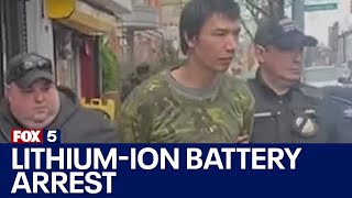 Lithium-ion battery arrest