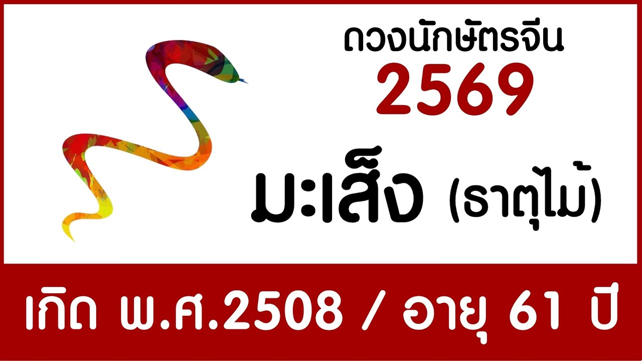 #ดวงคนปีมะเส็ง(ธาตุไม้) เกิด พ.ศ.2508 #ดวงปี2569 #astrology2026 #chineseastrology2026 #ดูดวง2569