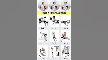 9 Best Tricep Exercises By Equipment #tricepsexercise #triceps