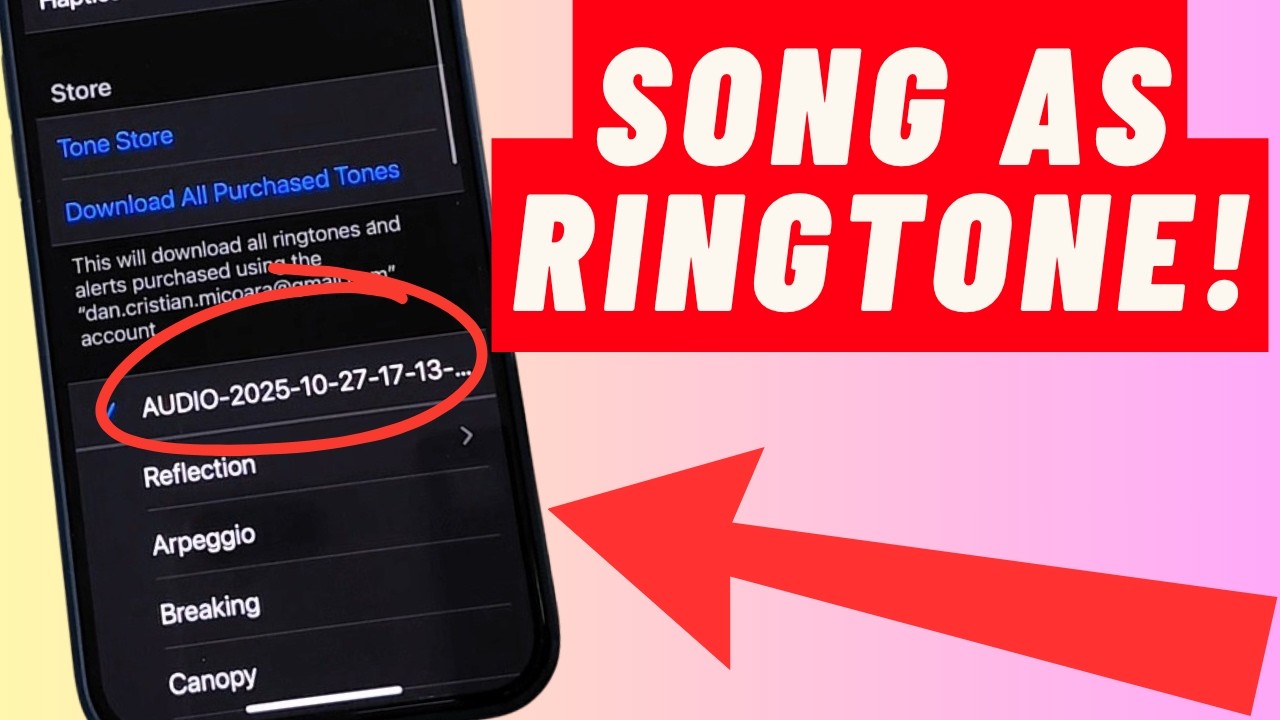 How to SET A SONG AS RINGTONE on iPhone - YouTube