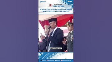 GEGER! Momen Wakil Ketua DPRD Pasangkayu Gagap Baca UUD 1945, Eskpresi Disorot Netizen