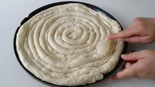 İLGİNÇÇ❗BALON BALON KABARAN BİR HAMUR❗HEMDE TAVADA PİŞİRDİM😱EL AÇMASI BÖREK TARİFİ PATATESLİ BÖREK