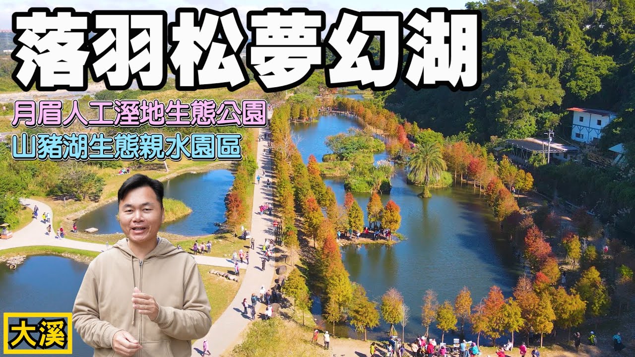 美呆了！桃園「落羽松夢幻湖」，超美超夢幻水漾森林，湖畔倒影美如印象派畫作！順遊鄰近環境清幽的美麗原生態公園！ | 月眉人工溼地生態公園、山豬湖生態親水園區 |桃園景點、大溪景點、桃園賞落羽松景點