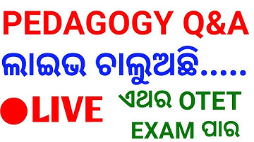 OTET EXAM 2020 !! LIVE MOCK TEST !! #SR_STUDY_POINT