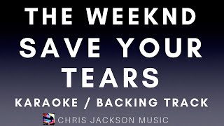 The Weeknd - Save Your Tears (Karaoke Version) With Lyrics