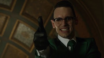 Lucius Fox Plays The Riddlers 3 Question Riddle Game & Saves Harvey (Gotham TV Series)