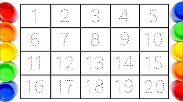 Learn counting 1 to 20 Numbers Learning Video | Easy Counting for Kids | abc kids class 