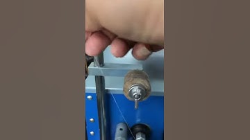 cocoon bobbin winder machine operating video